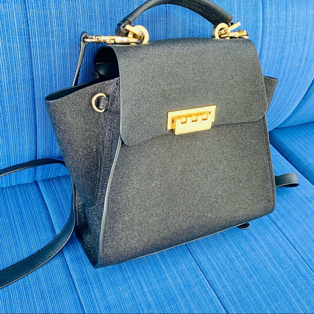 ZAC Zac Posen Glitter Eartha Convertable Backpack - Picture 9 of 16